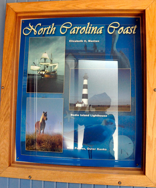 North Carolina Coast sign